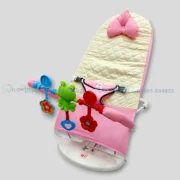 Baby bouncer with toy
