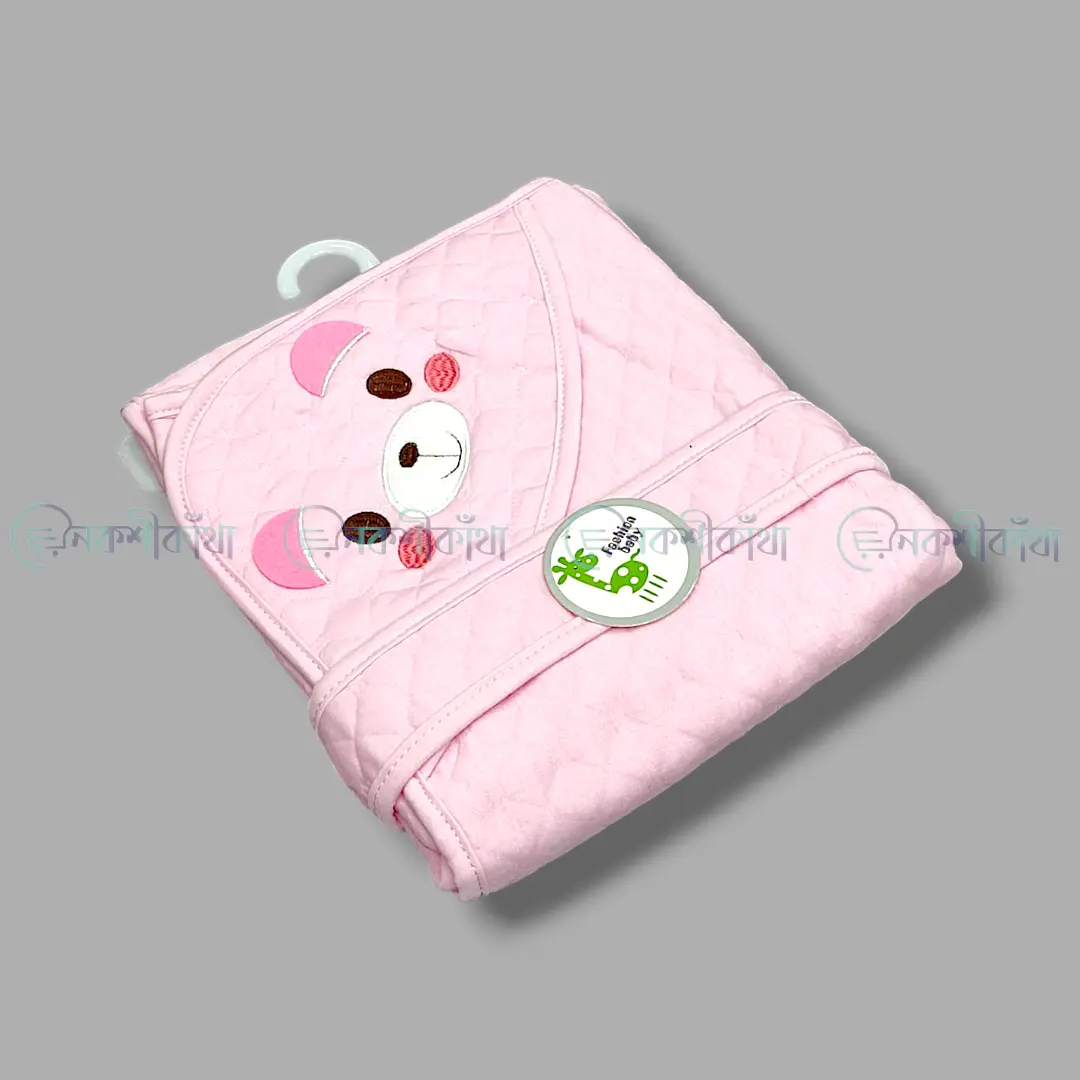 Premium Cotton Baby Hooded Towel/Cap Towel/Receiving Blanket