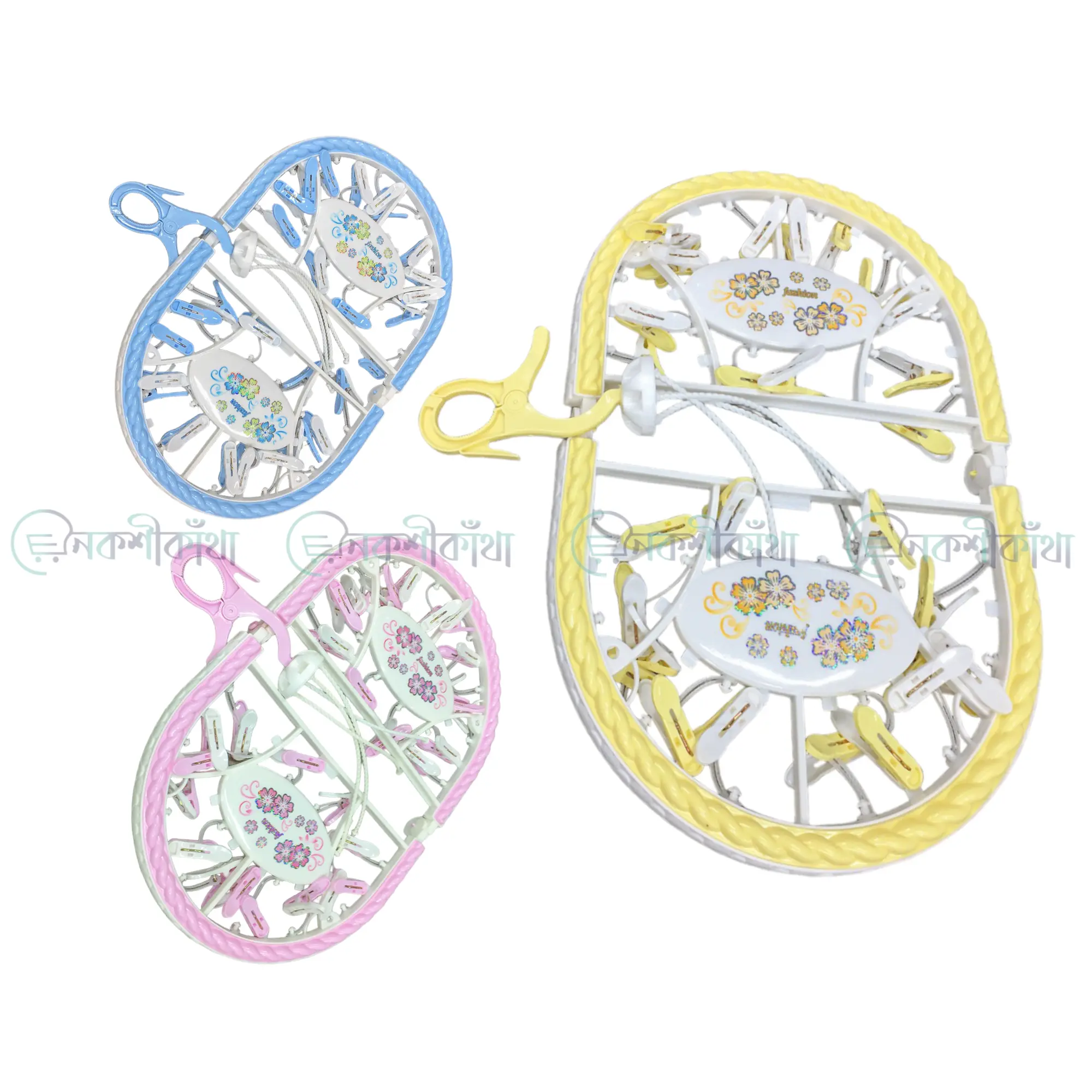 Baby Clothes Drying Folding Hanger (China) - 28 Clip