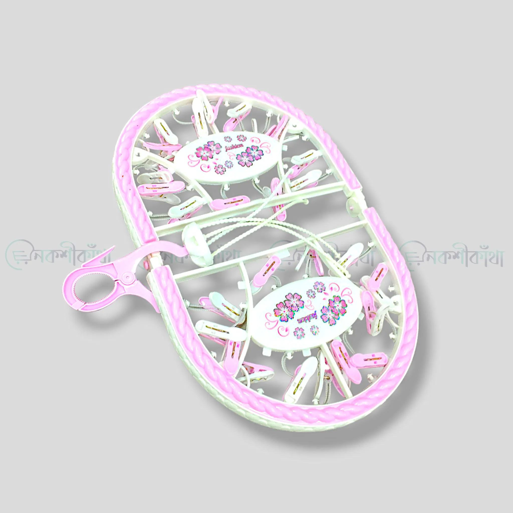 Baby Clothes Drying Folding Hanger (China) - 28 Clip - Image 8