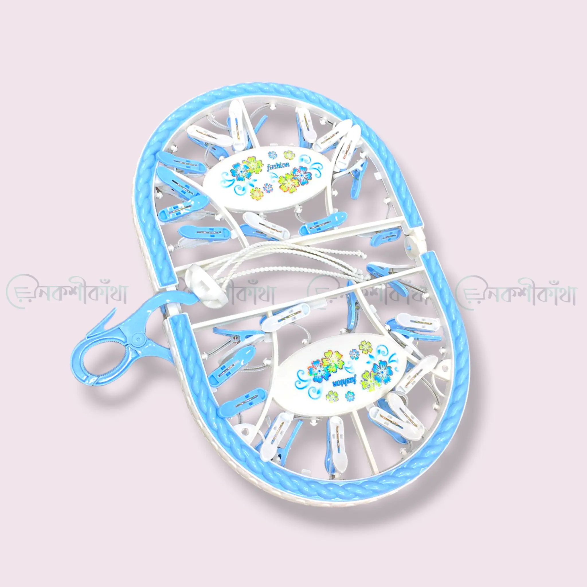 Baby Clothes Drying Folding Hanger (China) - 28 Clip - Image 7