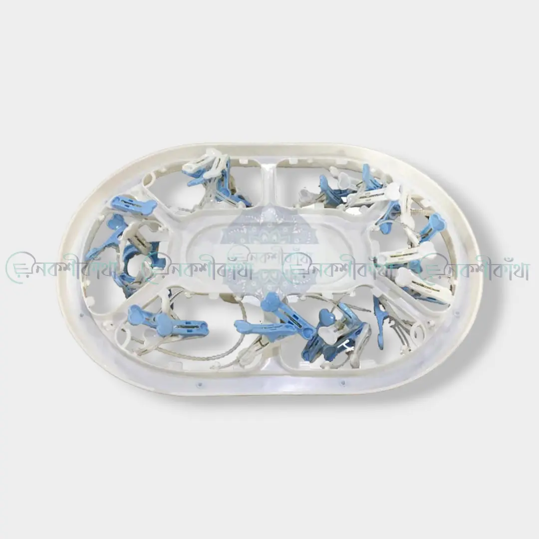 Baby Clothes Drying Folding Hanger (China) - 28 Clip - Image 5