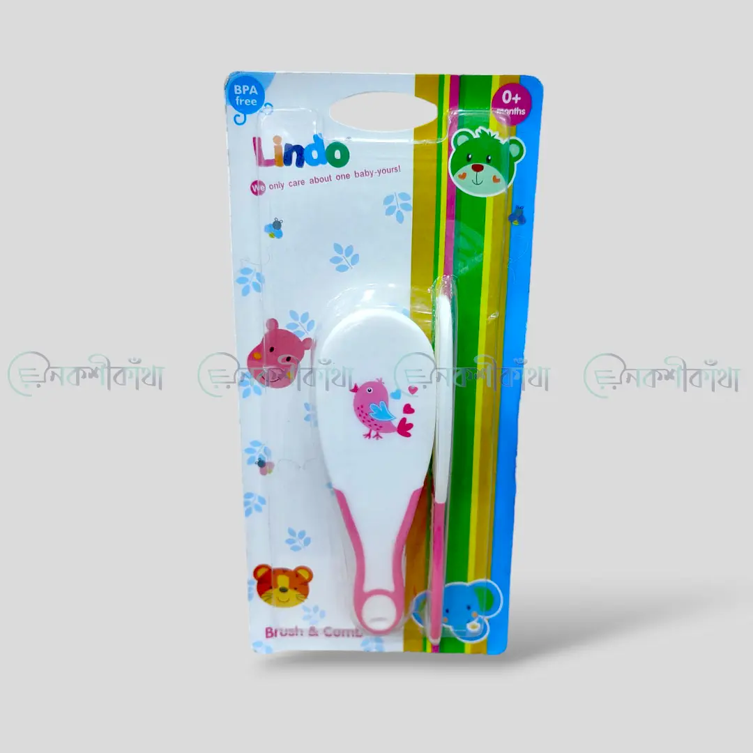 Lindo Baby Hair Brush & Comb Set - Image 3