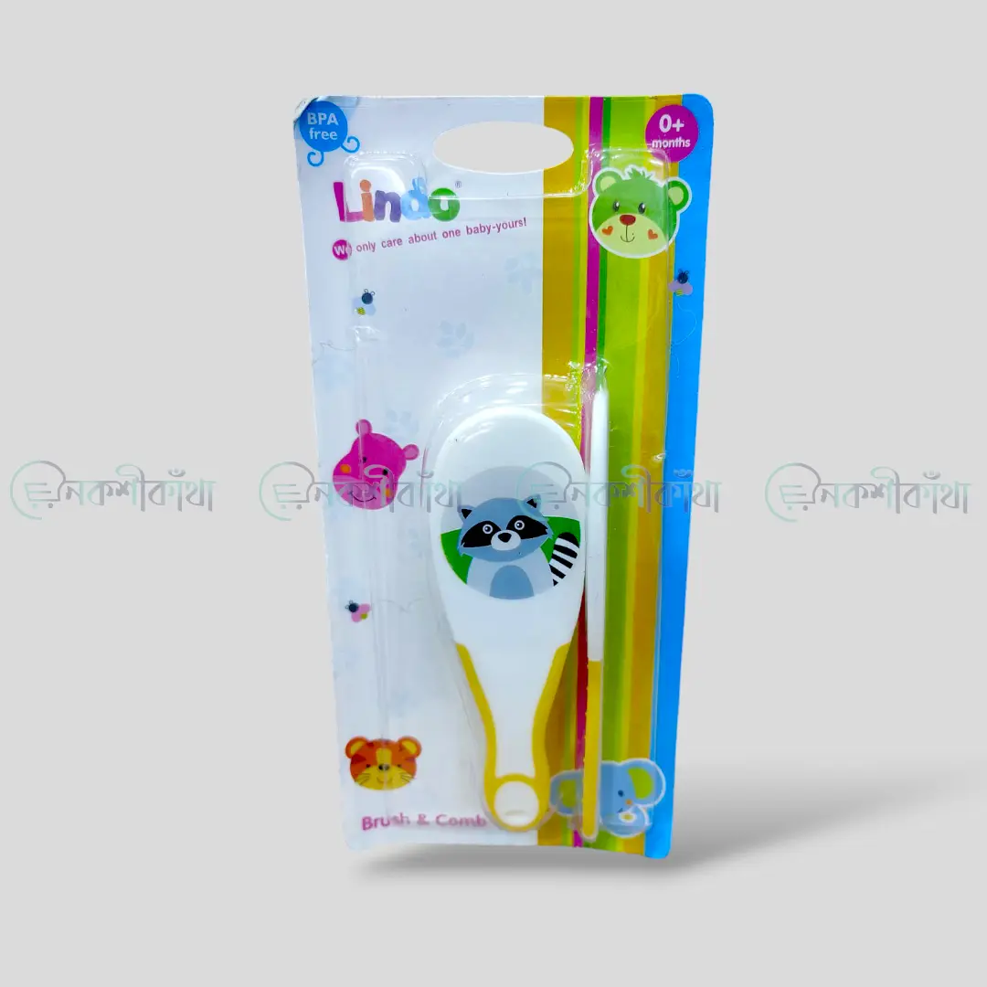 Lindo Baby Hair Brush & Comb Set - Image 2