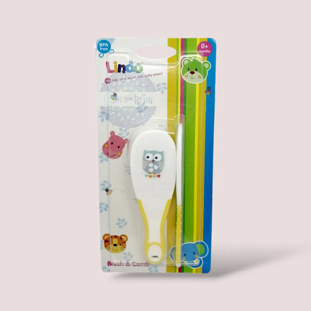 Lindo Baby Hair Brush & Comb Set