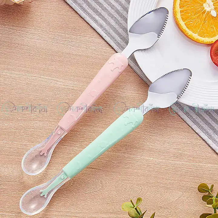2-Way Fruit Puree Spoon Without Box - Image 3