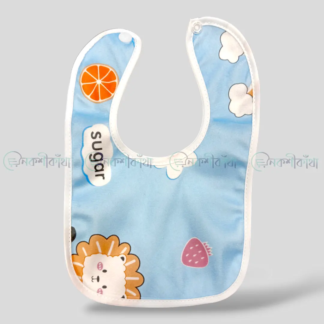 Fashionable Velvet Baby Bib - 11*7 inch - Image 5