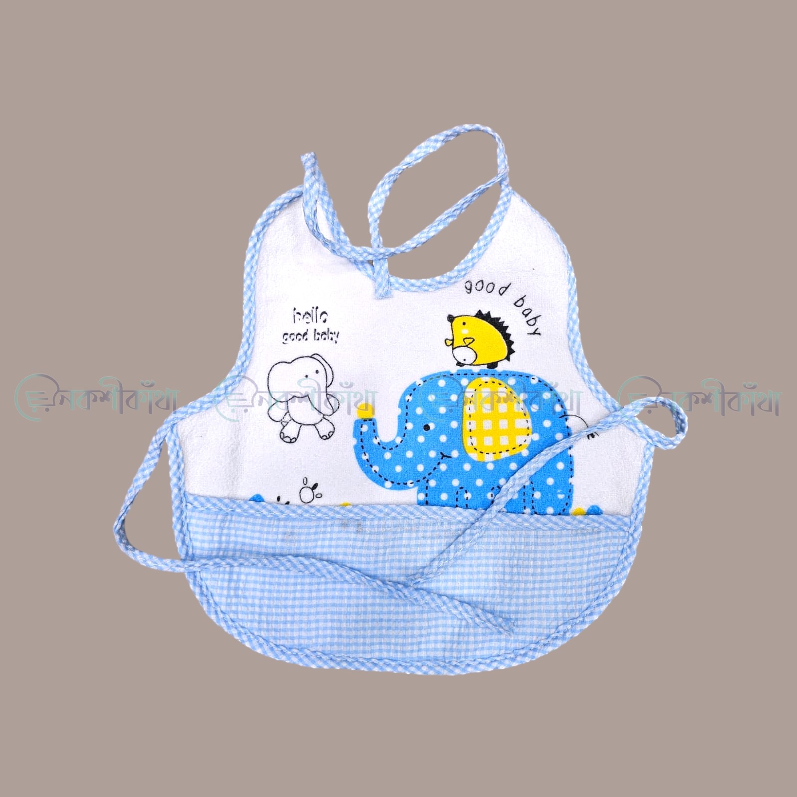 Premium Baby Bib Cotton Knot Closure - Image 4