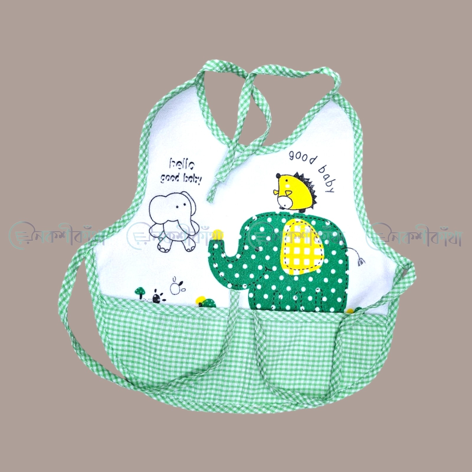 Premium Baby Bib Cotton Knot Closure
