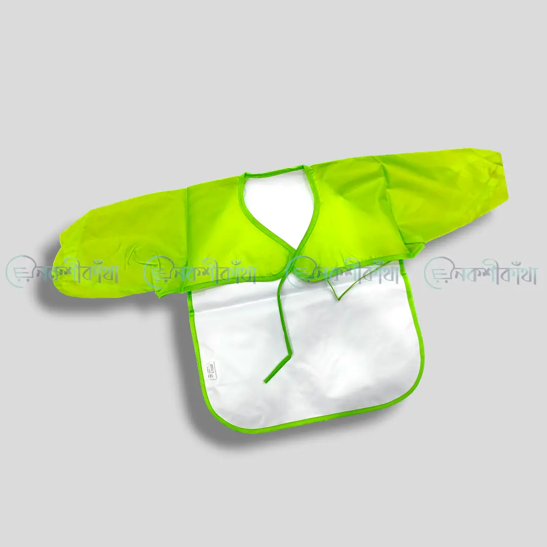 Waterproof Long Sleeve Bib Apron Lovely Cute Cartoon Bibs - Image 3