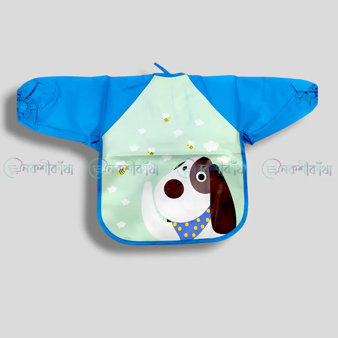 Waterproof Long Sleeve Bib Apron Lovely Cute Cartoon Bibs - Image 8