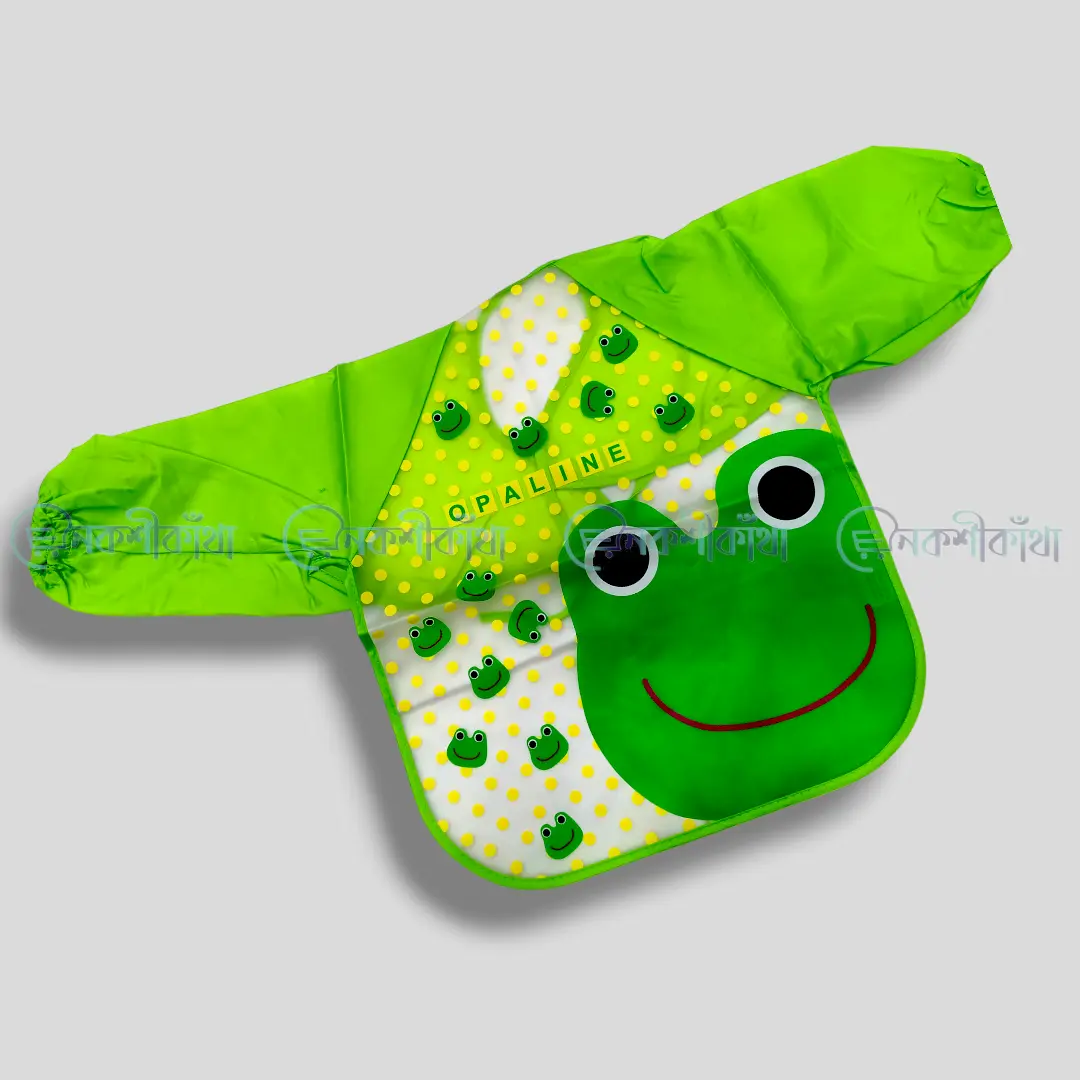 Waterproof Long Sleeve Bib Apron Lovely Cute Cartoon Bibs - Image 6