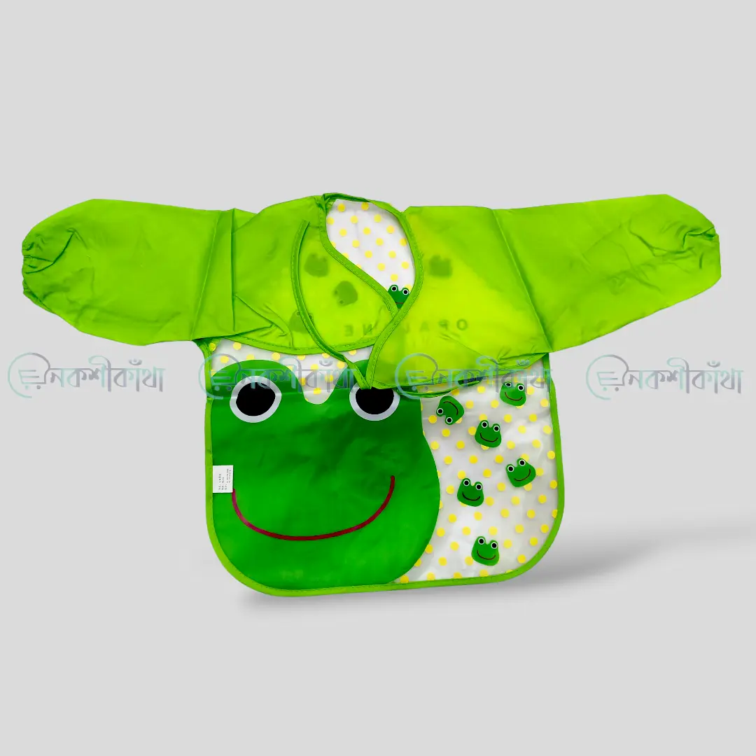 Waterproof Long Sleeve Bib Apron Lovely Cute Cartoon Bibs - Image 5