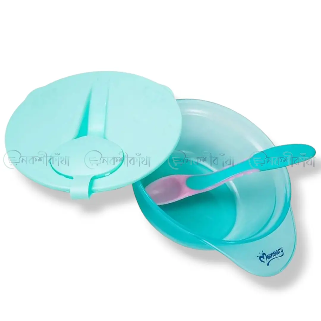 Momeasy Baby Feeding Bowl With Heat Sensing Spoon Paste - Image 2
