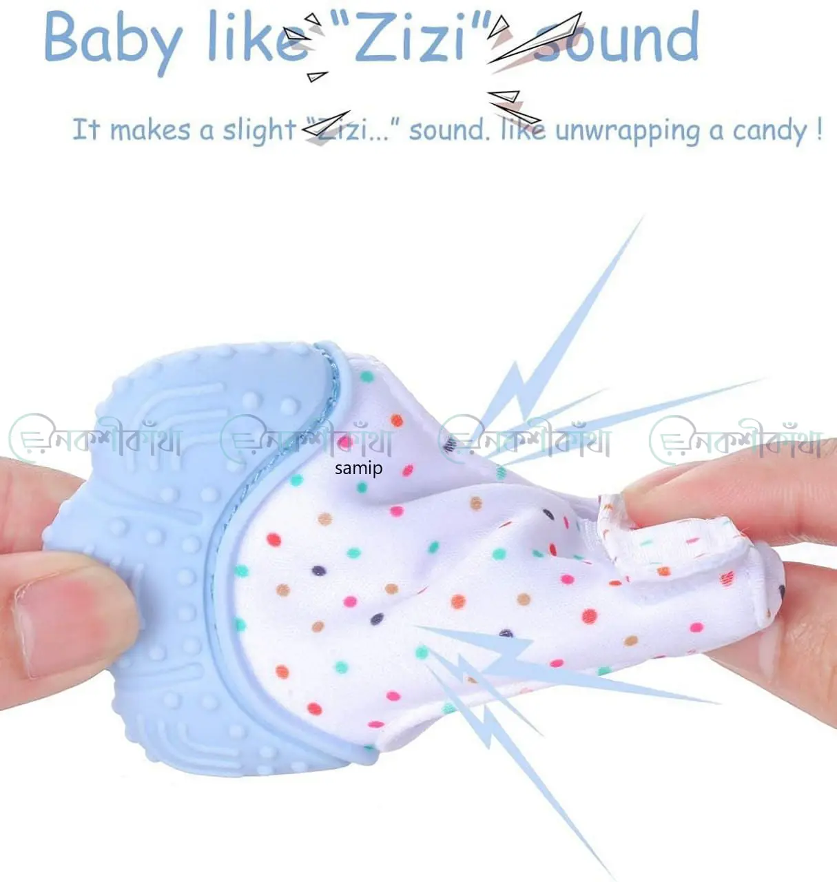 Baby Silicone Mitten Teether - Image 6