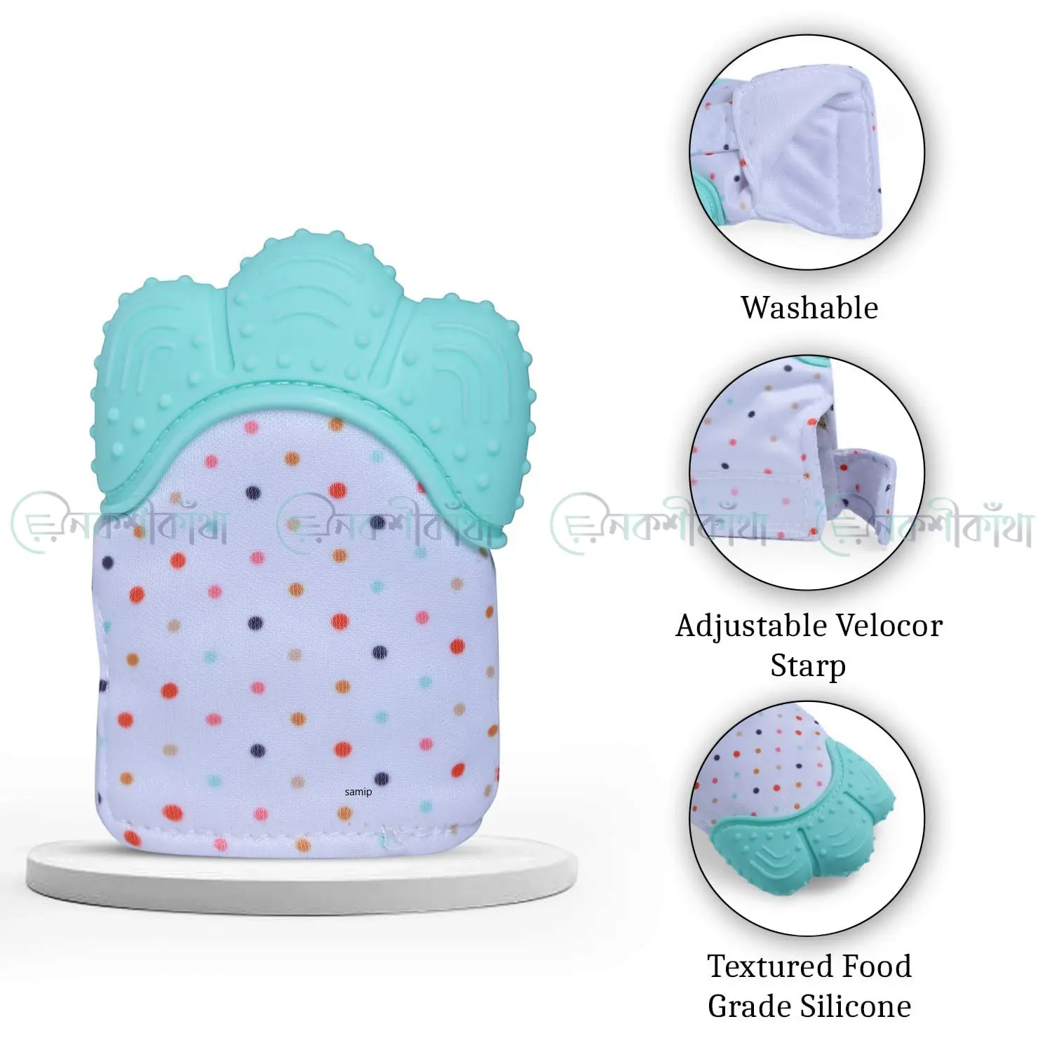Baby Silicone Mitten Teether - Image 3