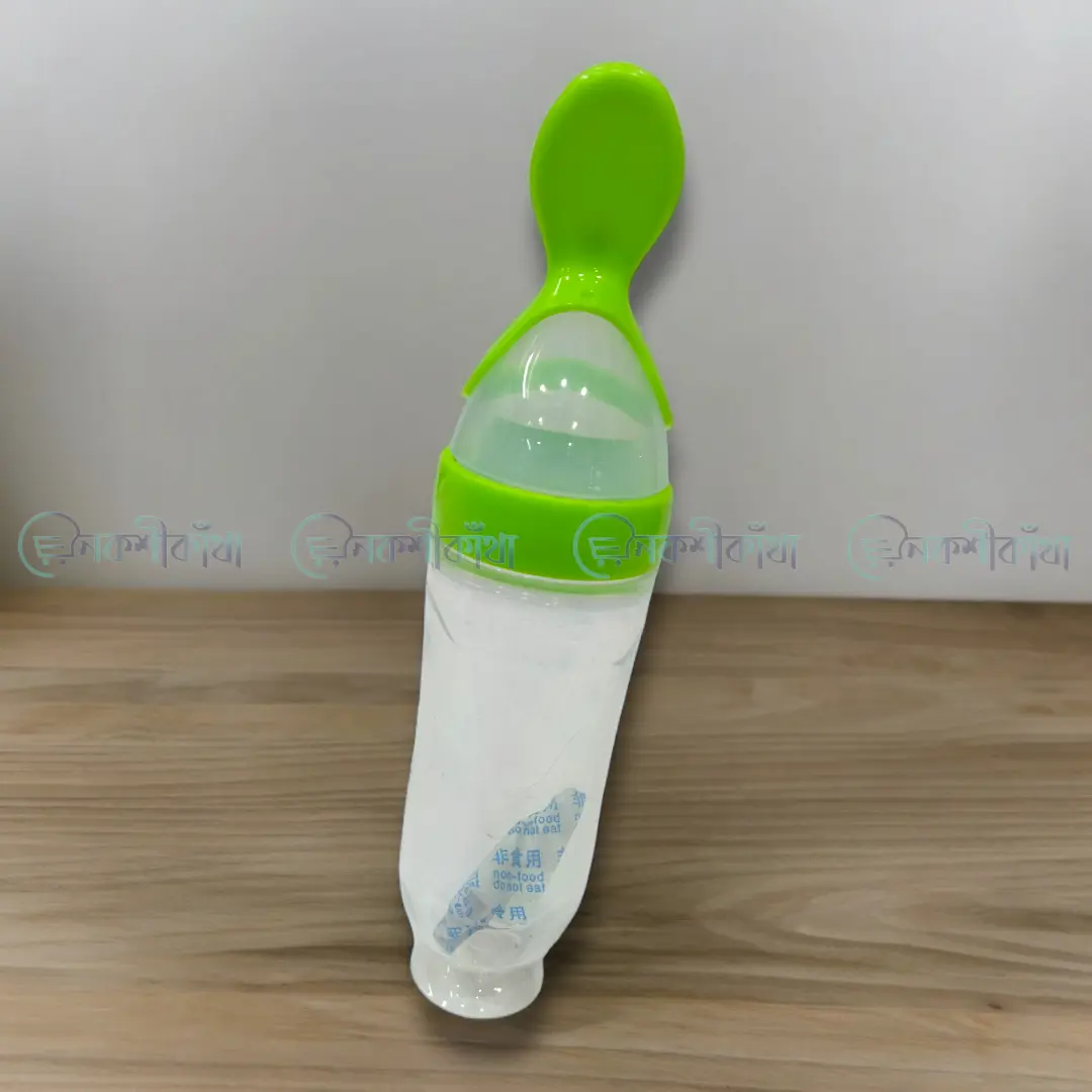 Silicone Spoon Feeder Weaning Bottle 90ml - Image 2