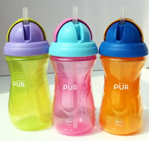 PUR Sport Straw Cup 350ml | Non-Spill | Soft Straw | BPA Free - Image 2