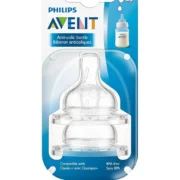 Avent Nipple | Philips Avent Anti-Colic Teats | 0m+ Newborn Flow | 2pcs