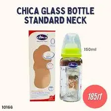 Chica 150mL Glass Feeder | Anti-Colic & BPA Free
