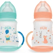 Pur Wide Neck Handle Bottle 250mL | Easy Grip for Baby
