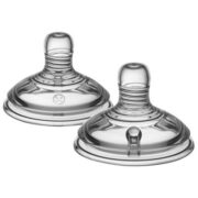 Tommee Tippee Silicone Feeder Nipple 2Pcs 0M+