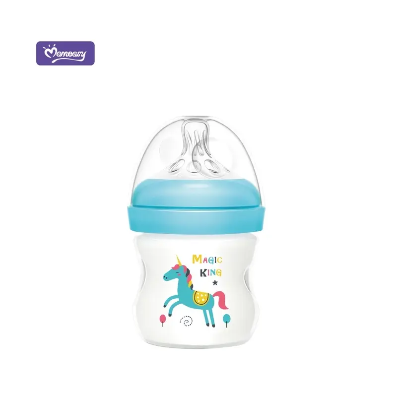 Momeasy 120mL Anti-Colic Feeding Bottle | BPA-Free & Soft Nipple Feeder - Image 5