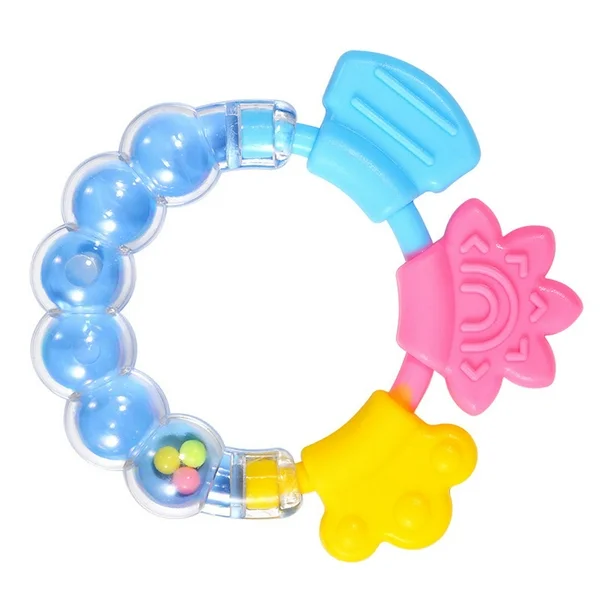 Applebear Rattle Teether for Babies | Sound + Safe Teething Relief