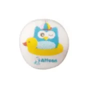 Attoon Soft Baby Bath Sponge – Thick, Round & Cartoon Printed