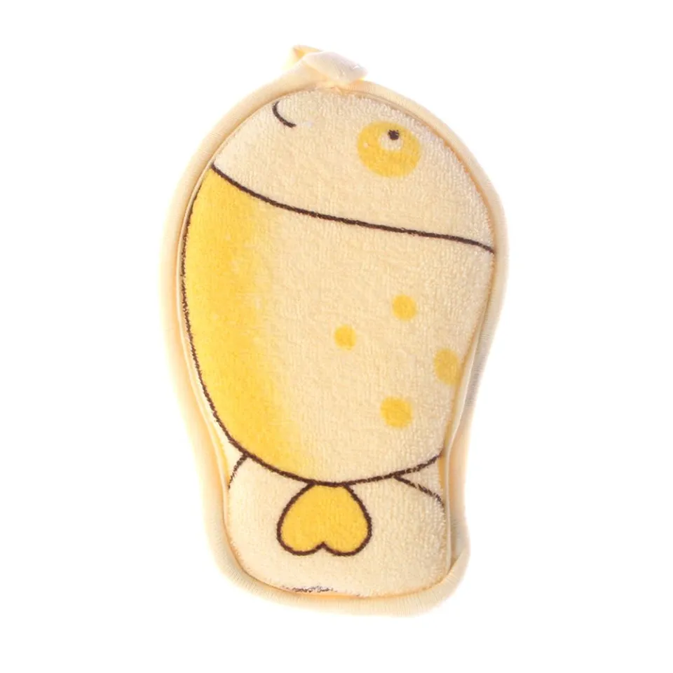 Soft Fish-Shaped Baby Bath Sponge – Gentle & Hangable