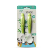 Minitree Baby Spoon & Fork Set – Safe & Soft for Babies