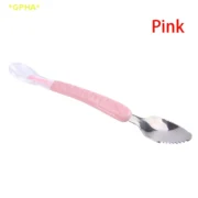 Baby Food Scaping Spoon – Dual Head | Silicone & Steel