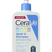 CeraVe Baby Wash & Shampoo 16oz – 2-in-1 Tear-Free, Hydrating Cleanser