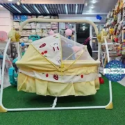 Electric Baby Cradle Bassinet Swing with Music, Bluetooth & Remote