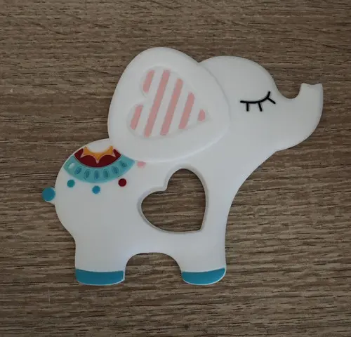 Smartbaby Elephant Silicone Teether | BPA Free & Food Grade for Babies