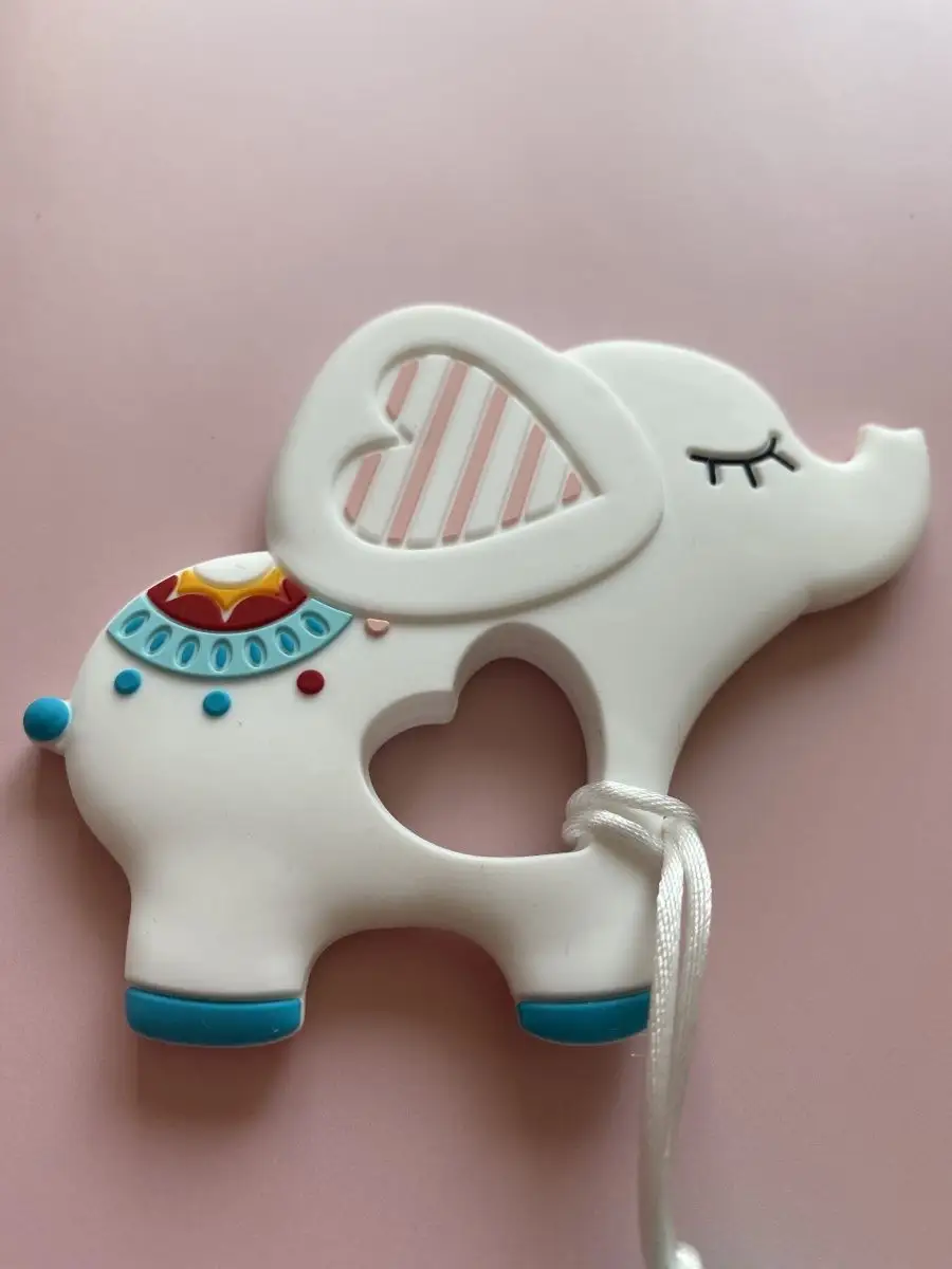 Smartbaby Elephant Silicone Teether | BPA Free & Food Grade for Babies