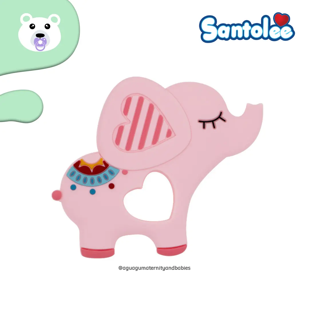 Smartbaby Elephant Silicone Teether | BPA Free & Food Grade for Babies