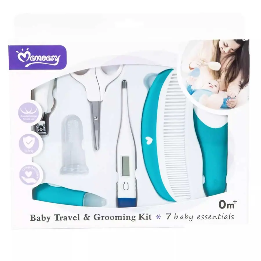 Momeasy Baby Travel & Grooming Kit – 7 PCS Set for Newborn Care
