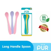 Pur Long Handle Baby Spoon – 3pcs Set for Easy Feeding