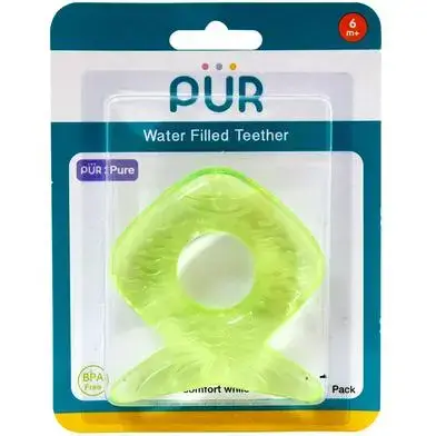 PUR Fish Shaped Silicone Teether – Water-Filled, BPA-Free & Safe
