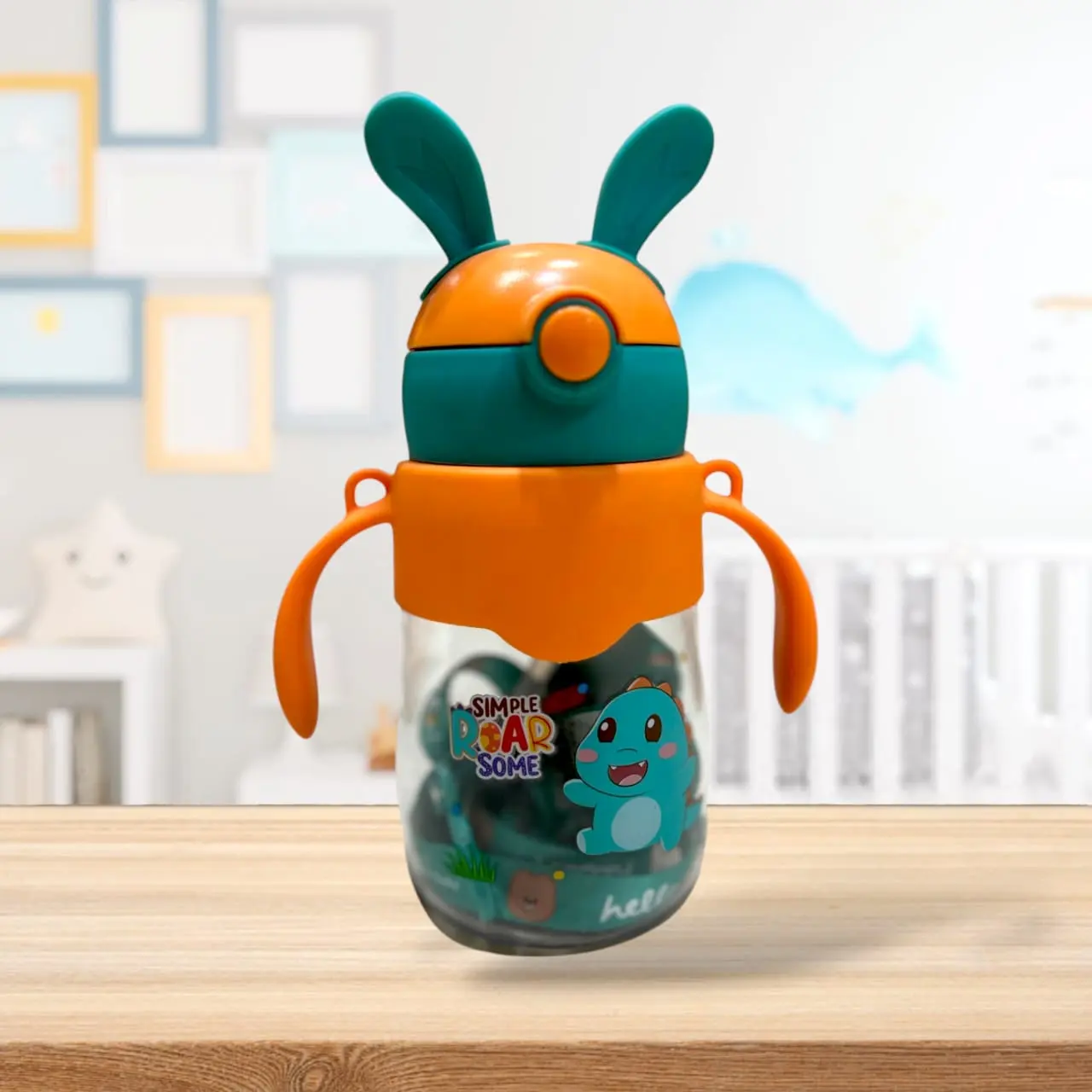 ROAR Baby Water Sipper – BPA-Free, Leak-Proof, Silicone Straw