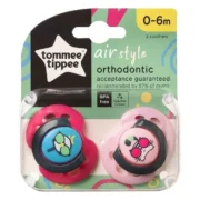 Tommee Tippee Air Style Soothers 0–6M – BPA-Free & Orthodontic