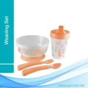 PUR Weaning Set – Bowl, Cup & Cutlery | BPA Free Baby Feeding Set