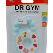 Dr. Gym Baby Teether – Soft, BPA-Free, 100% Food Grade (3m+)