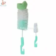 Xibei Feeder Brush Set – 2pcs, 360° Rotating Grip, BPA-Free