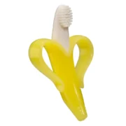 Banana Shape Silicone Baby Teether – Toothbrush Style Dental Toy | BPA Free