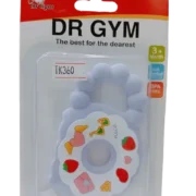 Dr. Gym Baby Teether – Soft, BPA-Free, 100% Food Grade (3m+)