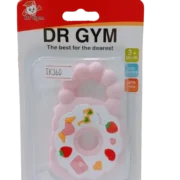 Dr. Gym Baby Teether – Soft, BPA-Free, 100% Food Grade (3m+)