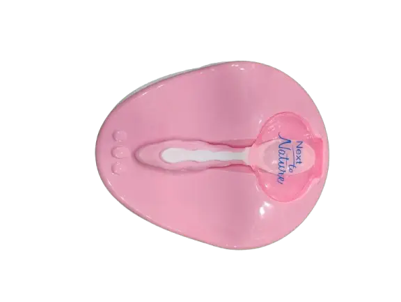 Next to Nature Suction Bowl with Spoon – BPA Free, Easy Feeding Set