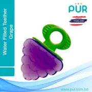 PUR Grapes Shaped Silicone Teether – Water-Filled, BPA-Free, Safe for Babies